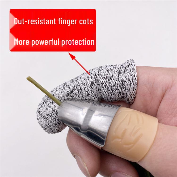 Stainless Steel Multifunctional Thumb Knife and Fingernail Protector