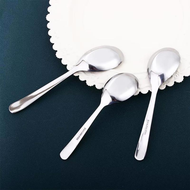 Elegant Stainless Steel Dinner Spoon Adds a Touch of Sophistication to Every Dining Table