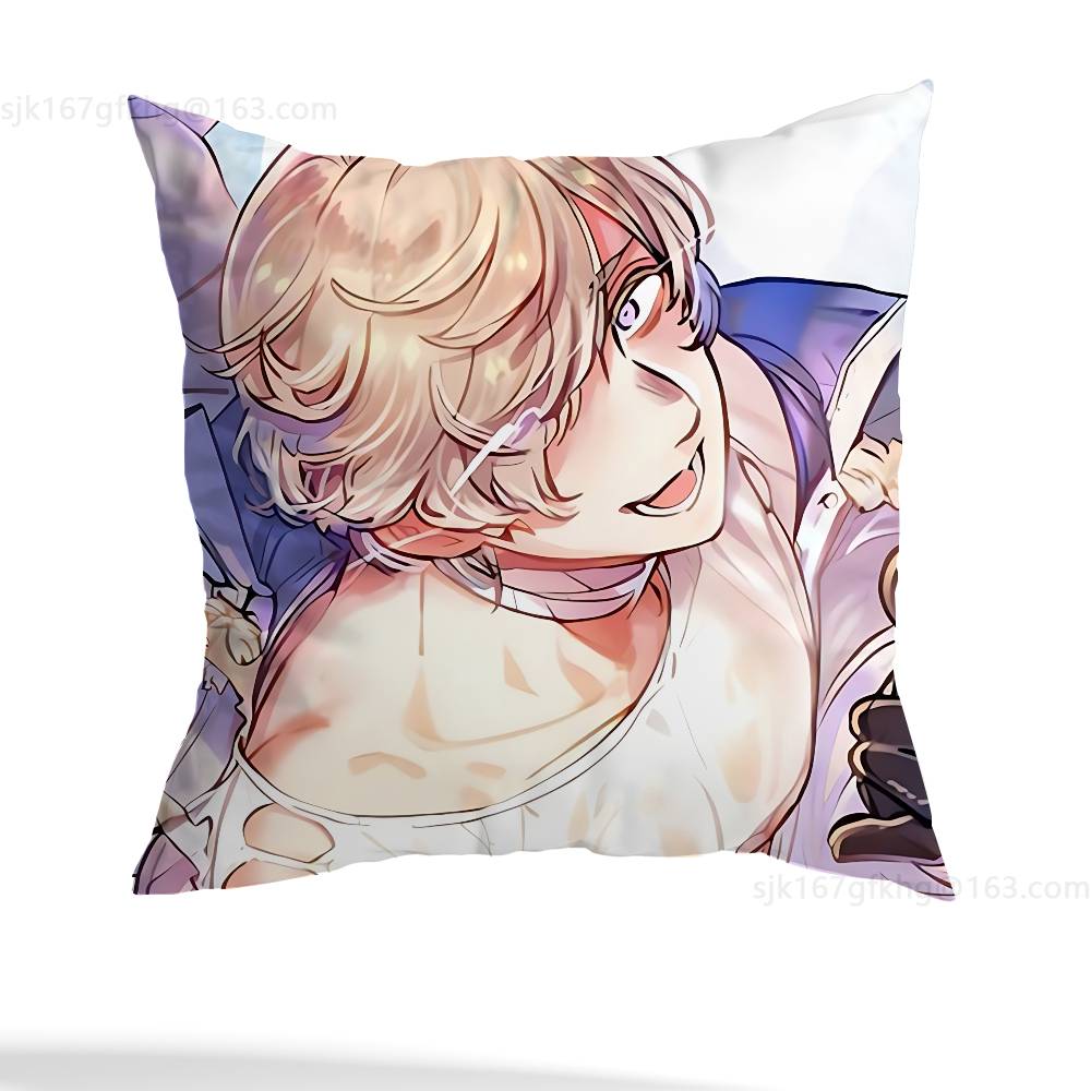 Anime H-Hetalia World Stars Pillow Case Square Double-Sided Printing Short Plush Sofa Cushion Cover Bedroom Bedside Pillow