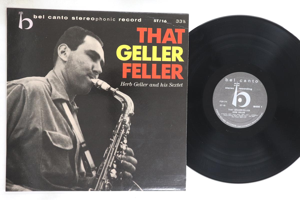 

LP Record HERB GELLER - Geller Feller FSR711 FRESH SOUND Spain Jazz Used