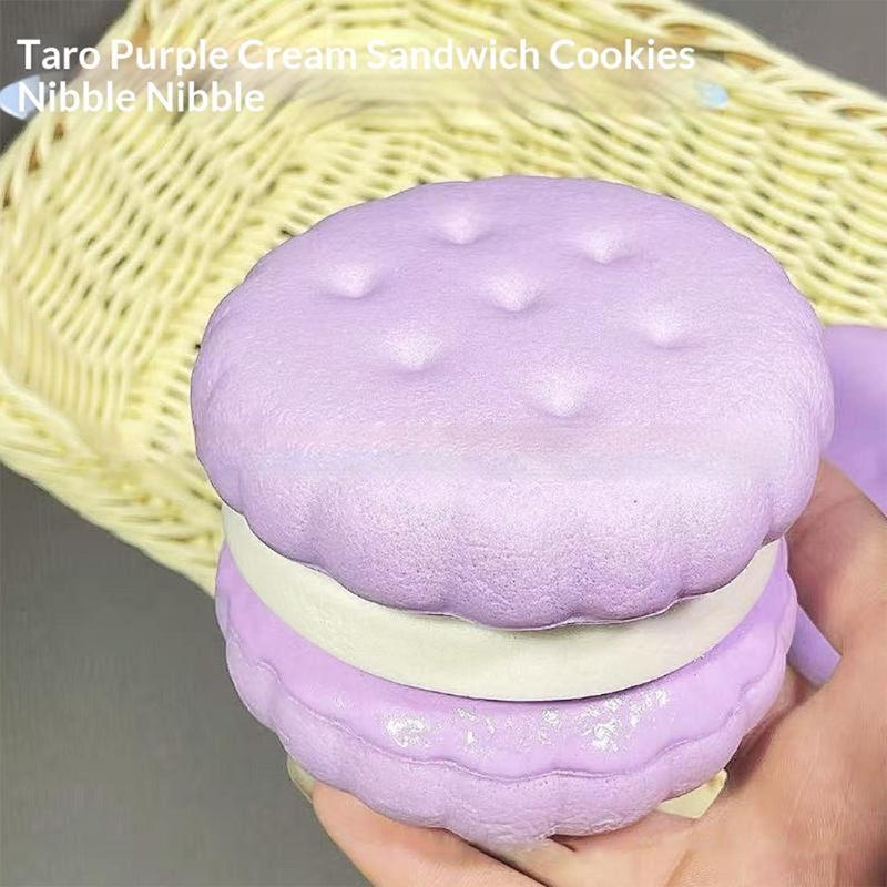 Langsam aufgehendes Squishy Keks Fidget Spielzeug Weiche Haptik Realistisches Design Großartig für Stressabbau Kinder Erwachsene
