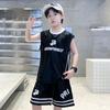 Boys' summer vest set 2026 new sports jerseys for middle-aged and young children's summer boys' quick drying basketball clothes trend