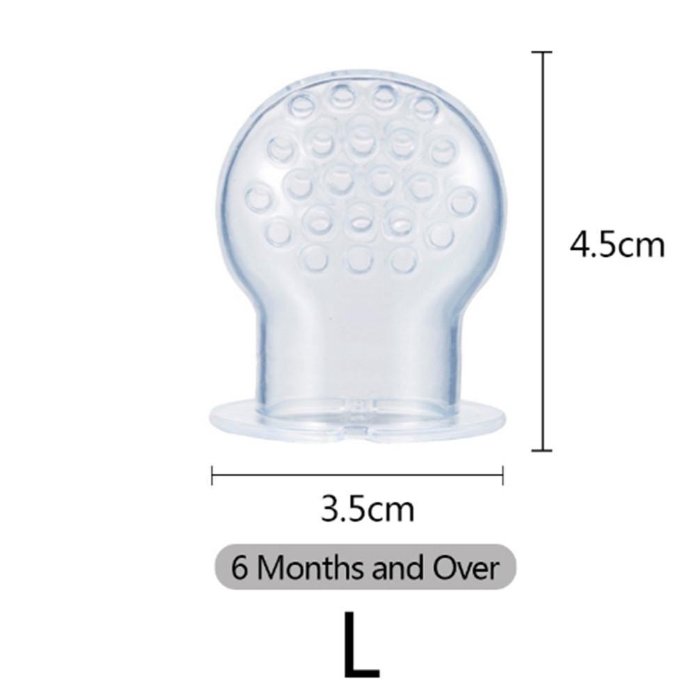 1Pcs Baby Pacifier Fresh Fruits Food Silicone Nipple Holder Funny Rattle Kids Food Feeder Nipples