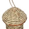 Hand-woven Straw Bird's Nest Parrot Hatching Outdoor Garden Hanging Bird Nest Hatching Breeding House Nest Bird Accessories