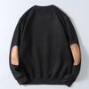 Balance Cargo with Logo Cut off Composite Polar Fleece Autumn and Winter Thickened plus Velvet Thermal round-Neck Loose-Fitting Casual Pullover Tide