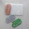 Paper Clip Bookmark Mold Flexible Silicone Mold Resin Craft Mold for DIY Paper Clip Bookmarks Album Clips Business Card Clips