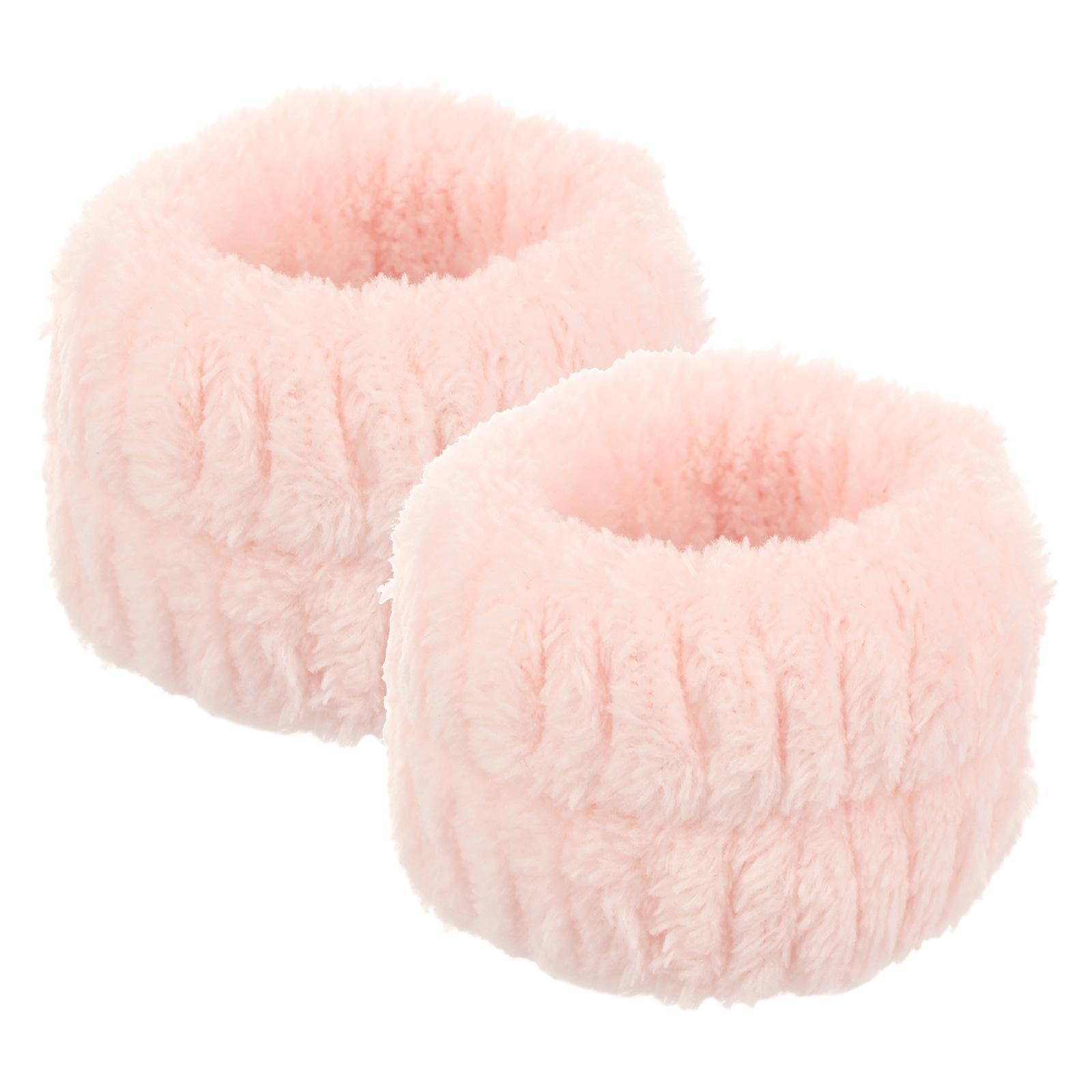 Wrist Washband Microfiber Wrist Wash Towel Band Wristband Scrunchies for Wash Face Absorbent Wrist Sweatband for Women Headband