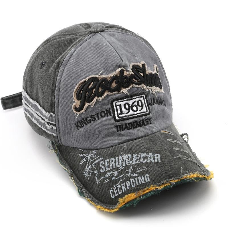 Unisex Retro Sun Cap Streetwear Adjustable Hat Men's Vintage Baseball Cap Women's Outdoor Hat