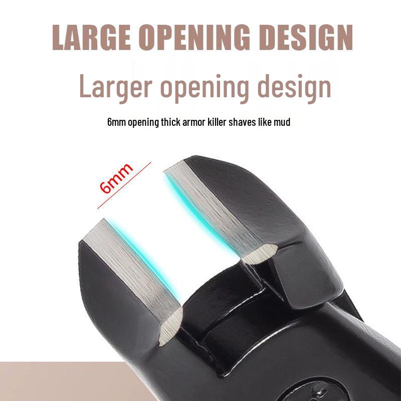 Large Anti-Splash Nail Clipper for Thick Nails, Toenails, and Household Use