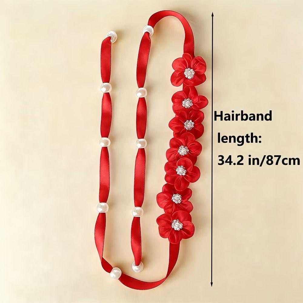 Boho Stil Geflochtenes Haarband Organza Spitze Haaraccessoires Süßes Mädchen Haar Stirnband Verkleiden