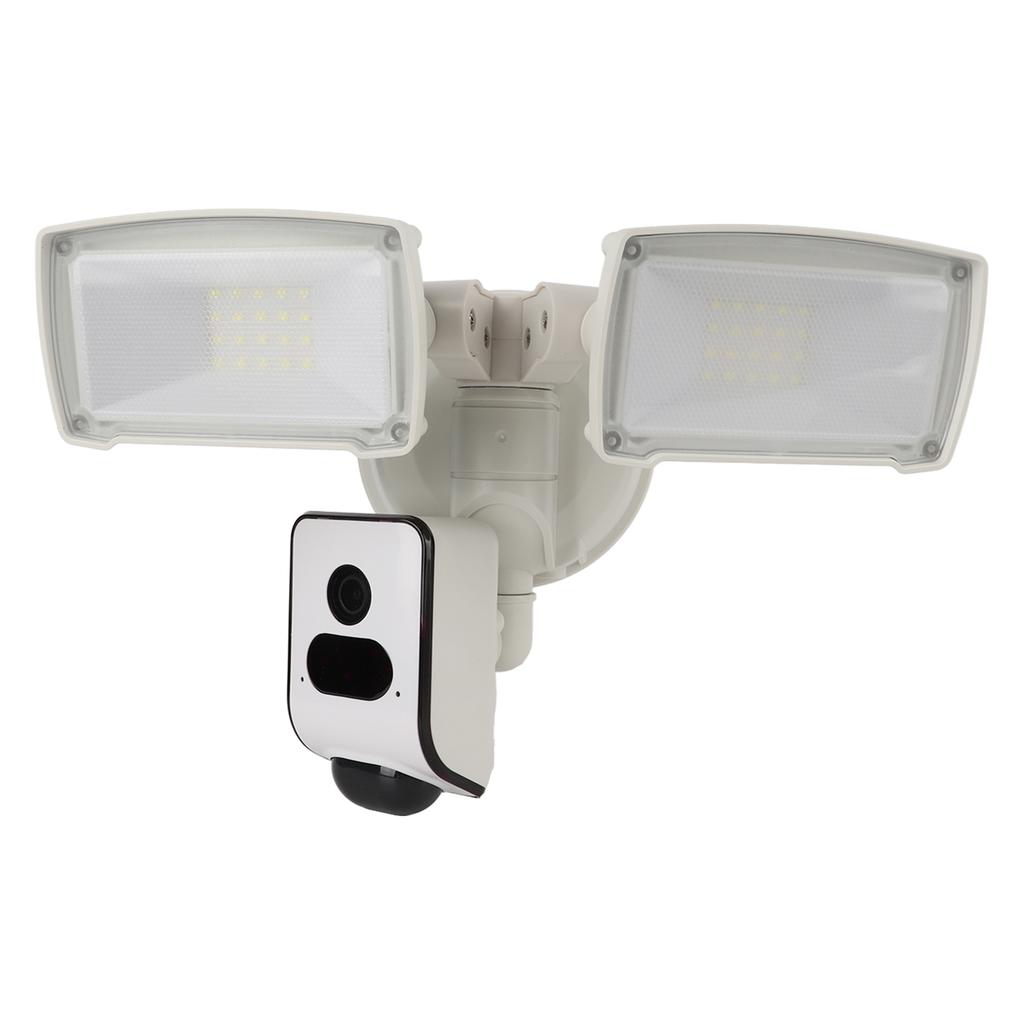 3MP Floodlight Camera IP65 Waterproof Night Vision 2 Way Audio 120 degrees  Lens Angle Motion Detection for