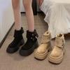 Popular high-heeled super-fire Martin boots, new platform-soled British style short boots in winter