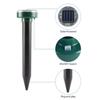 4PCS Solar Mole Repellents Ultrasonic Repellent for Outdoor Without Moles, Without Vole Poison