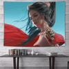 Sexy Girl Cartoon Home Mural Decoration Kawaii Japanese Anime Print Tapestry Living Room Bedroom Background Cloth Tapiz