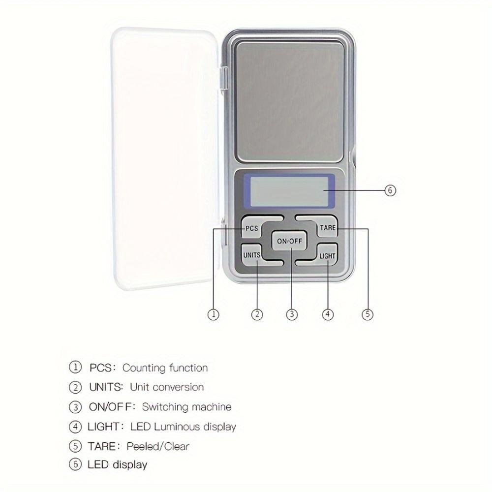Hand-held Mini Mobile Phone Scale Precision Gift Scale Precision Jewelry Scale Compact Hand Scale Electronic Scale