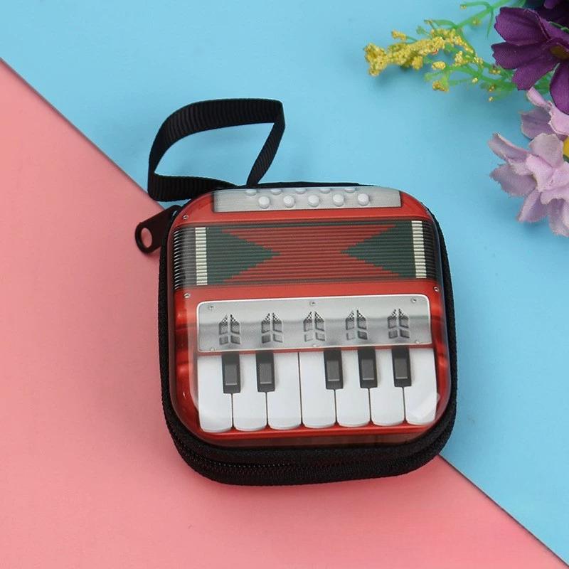 

1Pc Creative Key Wallet Retro Unisex Zipper Closure