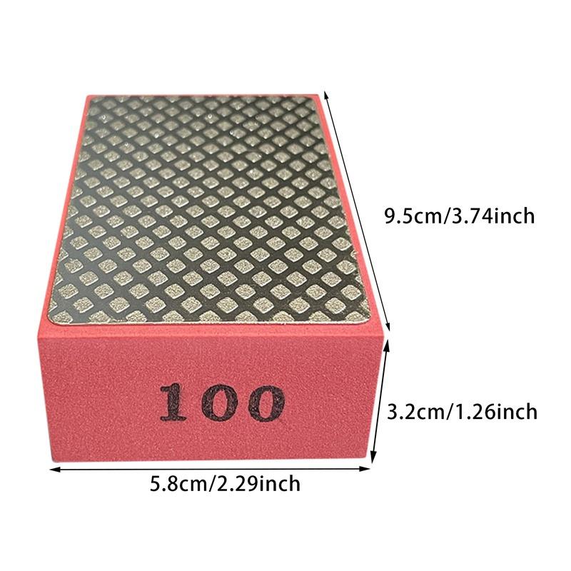 Diamond Hand Polishing Pads Tile Glass Abrasive Grinding Block Pad Stone Marble Ceramic Abrasive Sanding Disc Polisher Tool New