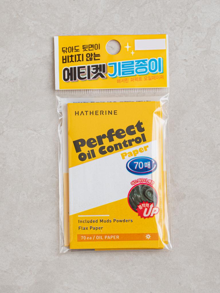 Hatherine Perfect Oil Control Blotting Papers, 70 Sheets