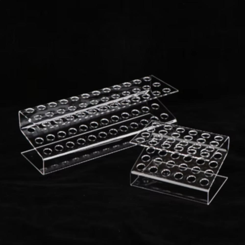 12/24/36/48 Holes Acrylic Pen Holder Clear Stationery Display Stand Beauty