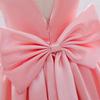 Infant Big Bow Trailing Baby Dress Costumes Kids Clothes Princess Party Wedding Dresses for Baby Girls 1st Year Birthday Dress