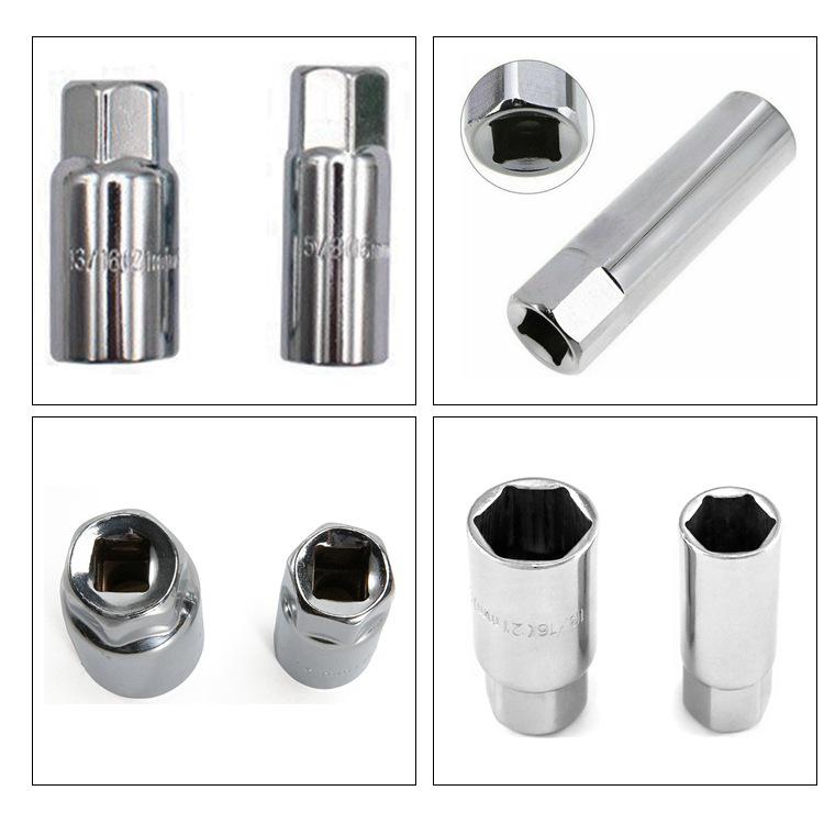 3-Piece T-Handle Spark Plug & Tire Socket Wrench Set (3/8")