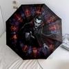1 PC Automatic Folding Umbrella - Cartoon Pattern, Portable & Foldable Design with 8 Ribs, Christmas Birthday Gifts