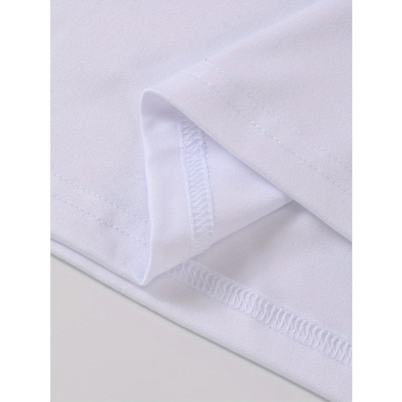 Rozmiary europejskie Męska Koszulka z Nadrukiem Literowym Edycja Limitowana - Poliester Oddychająca Letnia Koszulka Odpowiednia do Codziennych Stylizacji, Okrągły Dekolt Krótki Rękaw