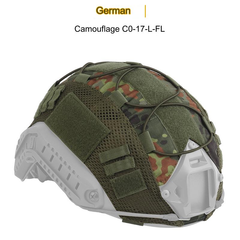 1 PC Multicam Tactical Helmet Cover for Fast MH PJ BJ OPS-Core Helmets Fast Helmet Protector Elasticated Cord with Elastic Cord