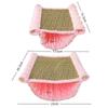New Summer Parrot Hammock Breathable Hanging Type Pet Bird Cage Swing Double-layered Budgie Hammock Cage Decor