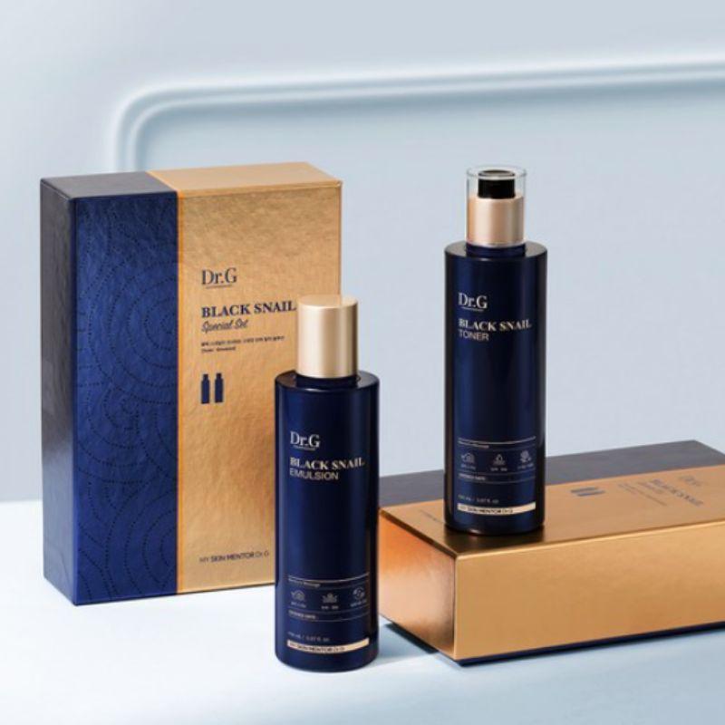 Dr.G Black Snail Special 2-Item Skincare Set (Toner 150ml + Emulsion 150ml)