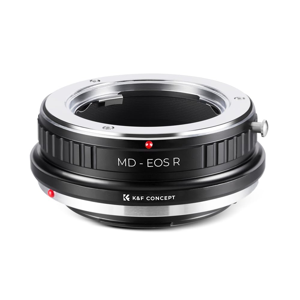CONCEPT Mount Adapter for Minolta MD Mount Lenses To Canon EOS R RF Mount Converts Minolta MD MC Lenses To Infinity Direct from the K&F Cameras.