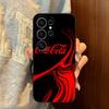 C-COCA Logo C-COLAS Phone Case For Samsung S 24 Fe 25 Ultra Plus 20 Lite 21 30 22 23 24 22 Ultra 5G Fundas
