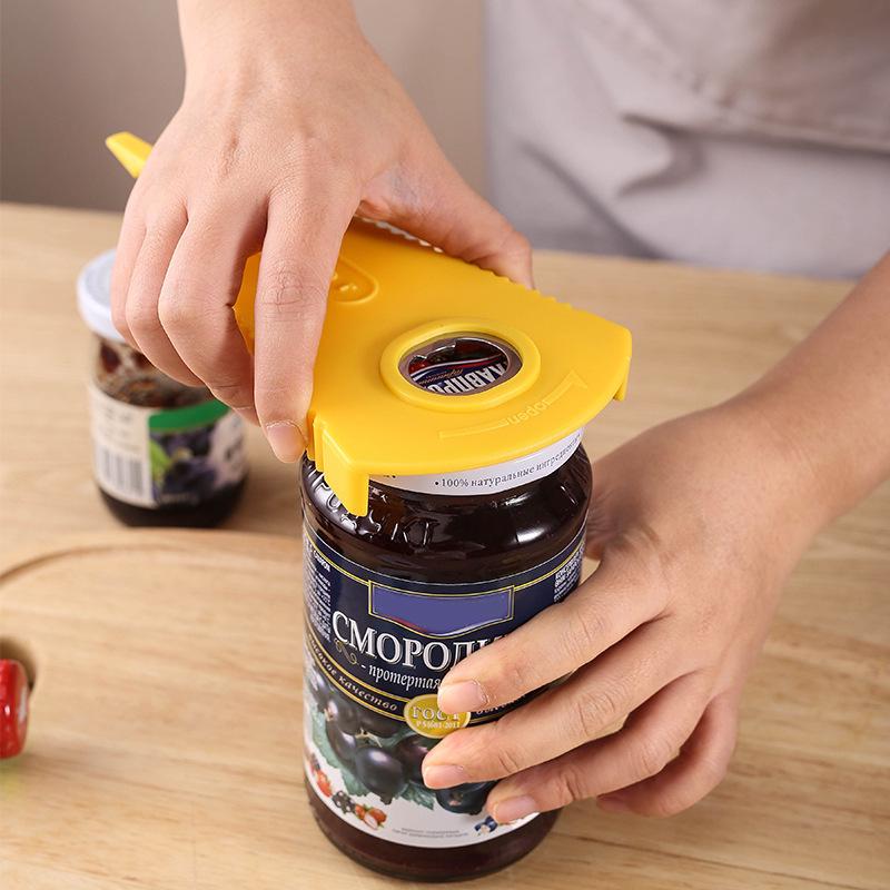 Magnetic Multi-Functional Bottle and Can Opener, Twist-Off Cap Opener, Labor-Saving Lid Opener.