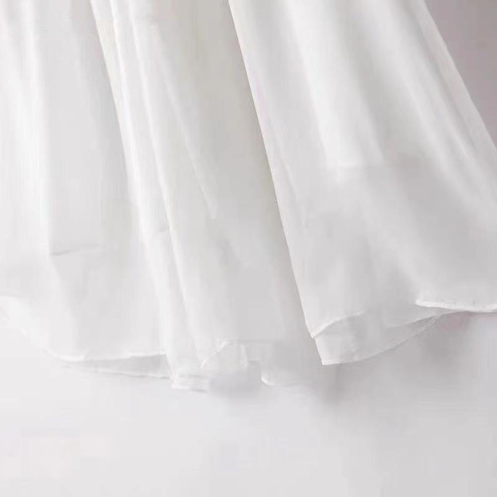 WTEMPO Trousers Skirt Chiffon Wide-leg Pants Double-layer Pendant Feeling National Style Hanfu Bottoming Horse Skirt Lining