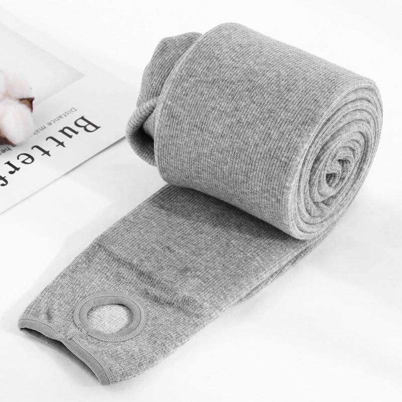 Damen Plus Samt Dick Vertikal Gestreifte Leggings - Warme Herbst/Winter Einteilige Steghose