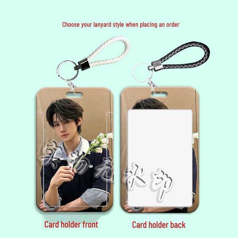 Zhang Zhenyuan TINTS Student Card Holder - Sliding ID/Bus/Water Card Protective Case