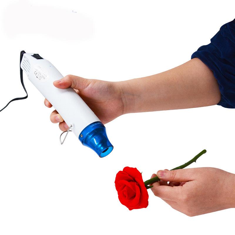 220/110v Hot Air Gun, Diy Tool, Electric Heat Tool, Mini Welding Temperature Blower, Craftsmanship with Retractable Seat Holder