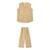 Demana Murray Series Women's Summer Print Sleeveless Top & Wide-Leg Pants Set