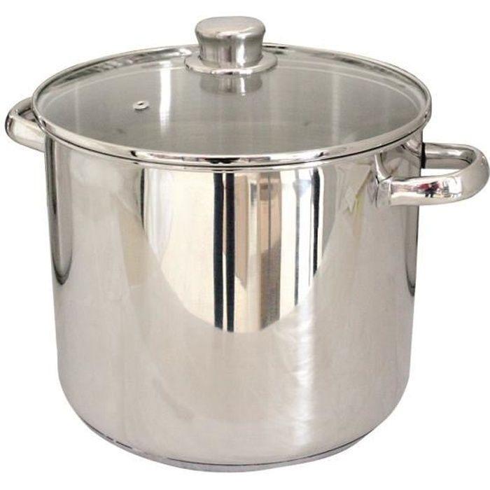 KITCHEN FUN Marmite traiteur + Couvercle 708925 Ø30cm 16L Tous feux dont induction