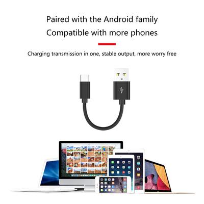 Quick Charging Cord USB To Type-C Connector Charge Cable 480Mbps Data Transmission Support 2A Charge for iPhone 15
