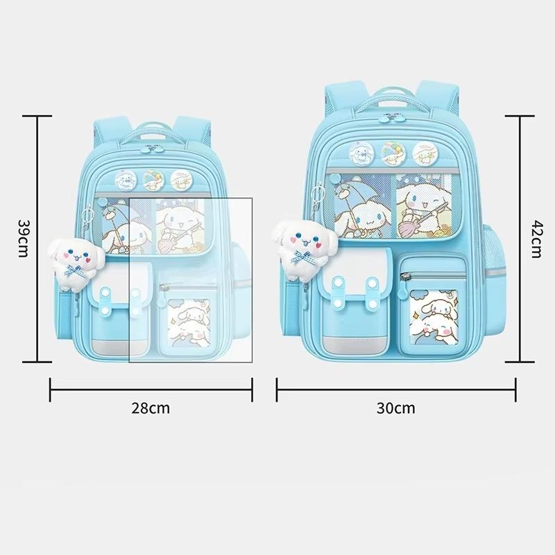 Cute Cartoon Kids Large Capacity Backpack Set Kawaii Anime School Bag For Children