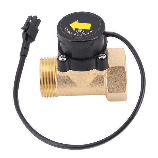 

HT-800 Water Flow Switch Automatic High Sensitivity Copper Magnetic Low Pressure Flow