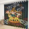 Halloween Vorhangstoff Schlafzimmer Wohnzimmer Balkon Verdunkelungsvorhang Büro Hotel Isolationsvorhang