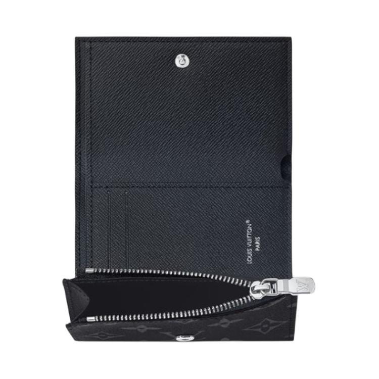 Louis Vuitton Victor Leather Wallet Women's Black M12598