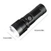 Strong Light Aluminum Alloy Flashlight Variable Focus USB Rechargeable Torch Light Portable Waterproof Handheld Spotlight
