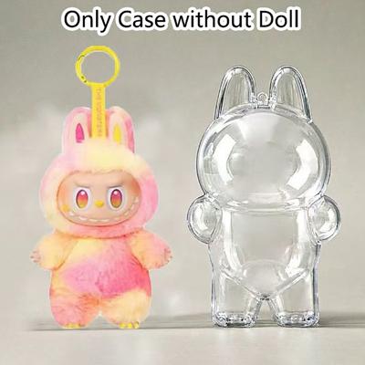 Labubu Protector Case Labubu V3 Suitable For Wearing Clothes Loose Less Crowded Protective Acrylic Storage Case Transparent