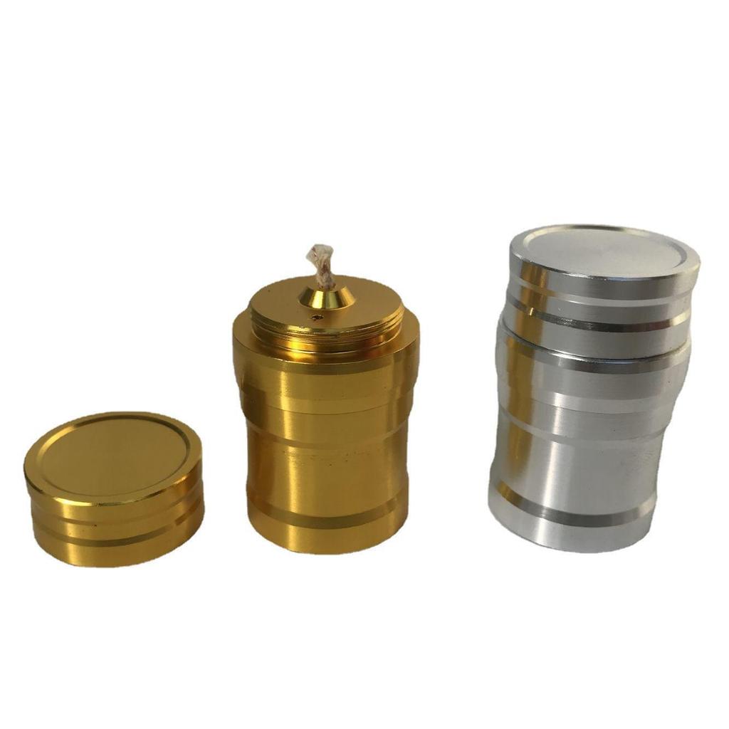 Gold Metal Alcohol Lamp for Chemistry Experiments