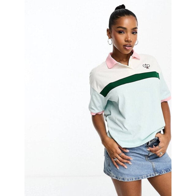 

Разноцветная футболка-поло с графическим рисунком Levi s