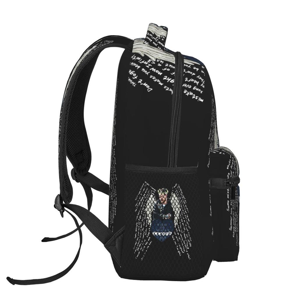 Band Death Grips Knapsacks Boys Girls Backpack Youth Learner Bags Comic Laptop Rucksack Sling Tote Roomy Great for Daily Activities