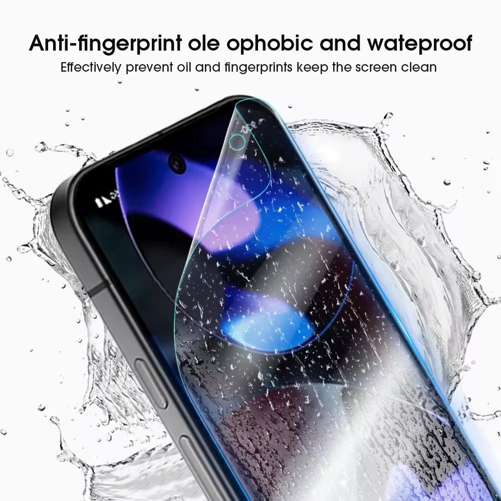 3 vnt. hidrogelio plėvelė Google Pixel 10 9 Pro XL 9A 8 7 Pro 8A, ekrano apsauga Google Pixel 7A 6A 6 Pro 5 5A 4A 4 XL, dangtelis
